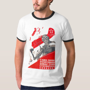 USSR CCCP kalla krigetsovjet - facklig propaganda T-shirt