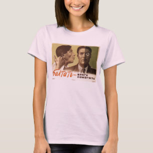USSR CCCP kalla krigetsovjet - facklig propaganda Tee