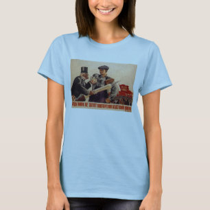 USSR CCCP kalla krigetsovjet - facklig propaganda Tee Shirt