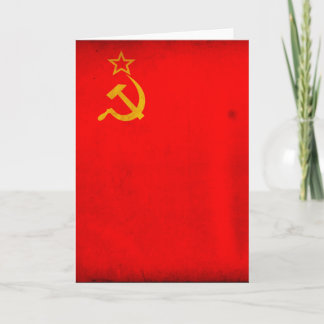 USSR flagga Kort