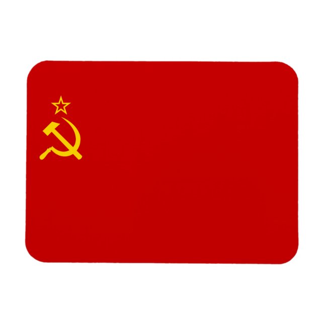 USSR flagga Magnet (Horisontell)