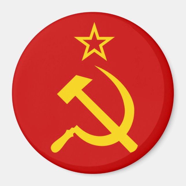 USSR flagga Magnet (Framsidan)