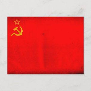USSR FLAGGA VYKORT