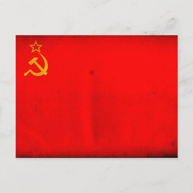 USSR FLAGGA VYKORT (Framsida)