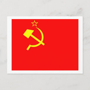USSR FLAGGA VYKORT