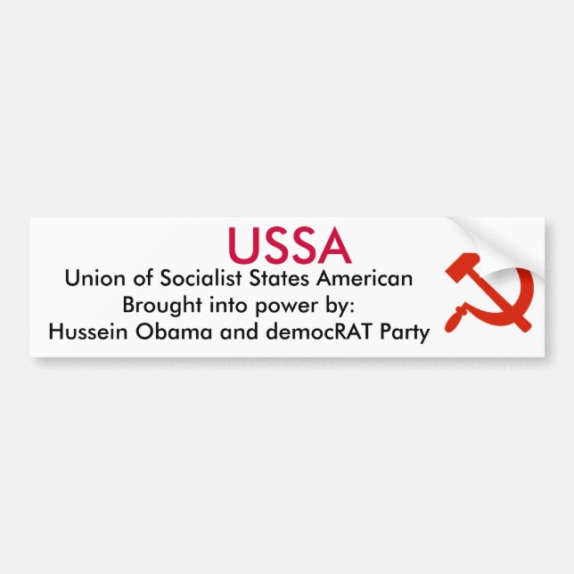 USSR - Obama Bildekal (Framsidan)