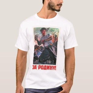 USSR ryss, sovjet, propaganda, krig, världskrig T Shirt