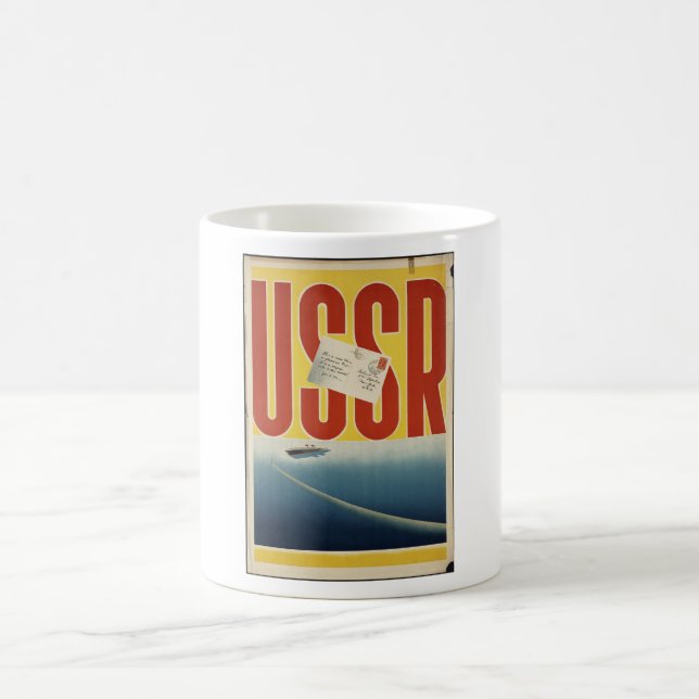 USSR Travel Poster för Vintage Kaffemugg (Center)