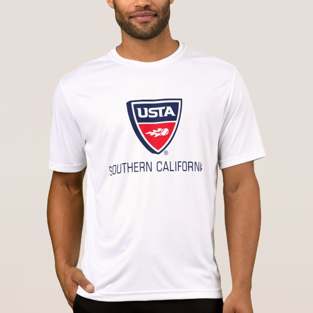 USTA sydliga Kalifornien T Shirt (Framsida)