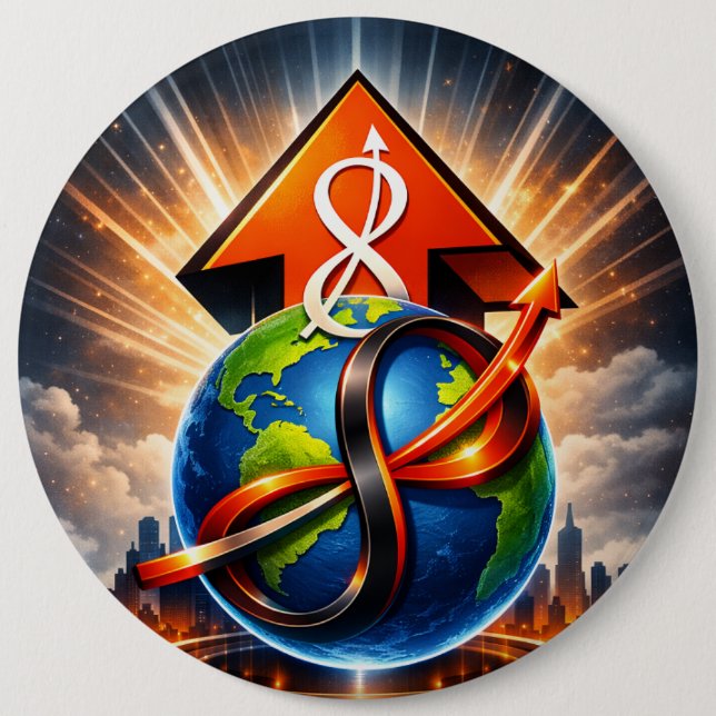 USTP Global Infinity Ascent Futurist Button Knapp (Framsida)