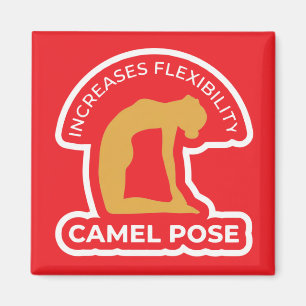 Ustrasana Kamel Pose • Ökar Flexibiliteten Yoga Magnet