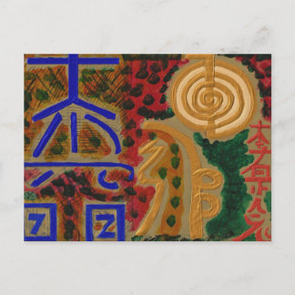 USUI REIKI-symboler Vykort