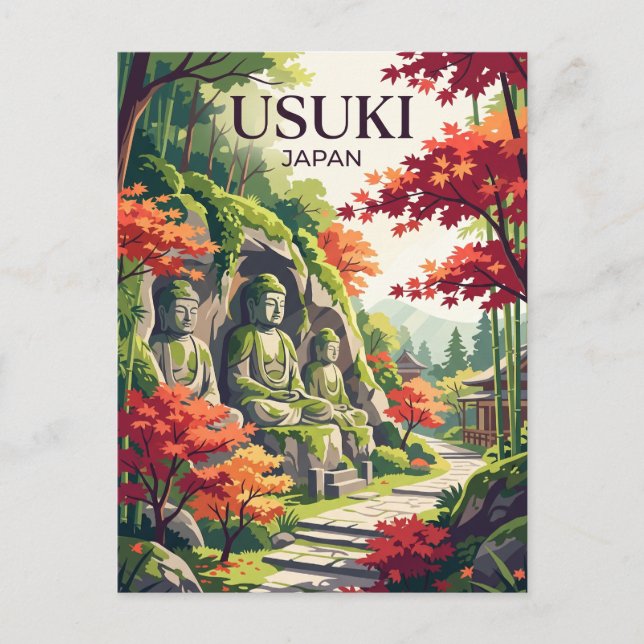 Usuki Japan Vykort (Framsida)