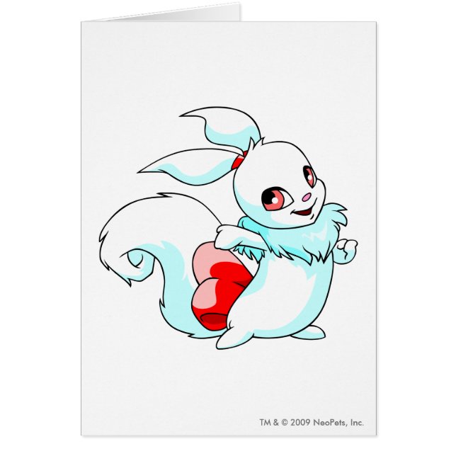 Usul vit hälsningskort (Framsidan)