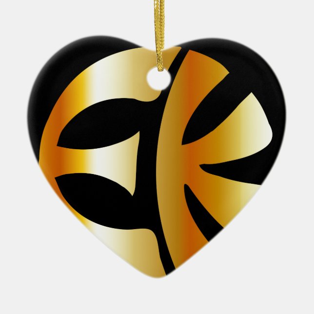 USVA-emblemsymbol Eckankar Julgransprydnad Keramik (Framsidan)