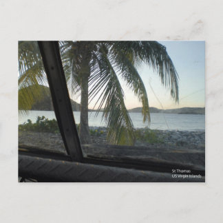 USVI St Thomas från en avgjord jeep Vykort
