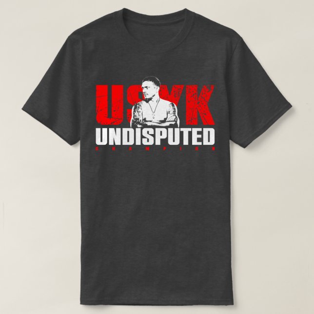 Usyk obestridd t shirt (Design framsida)