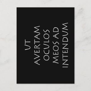 Ut avertam oculos meos ad intendum vykort