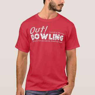 Ut Bowling League 10 år grundande medlem T Shirt