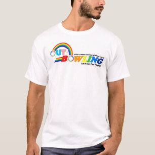 Ut Bowling League 10 års Wheaton Bowl Logotyp Tee