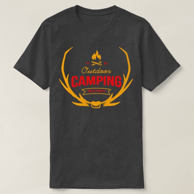 ut eller camping t shirt (Design framsida)