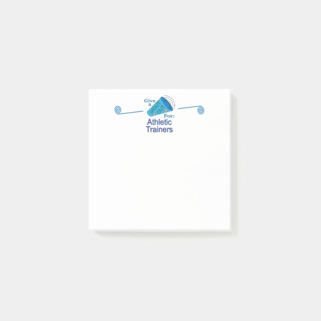 Ut för Athletiska Tränare Post-it Block (Framsida)