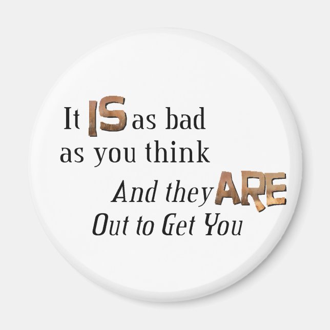 Ut för att hämta dig magnet (Framsidan)