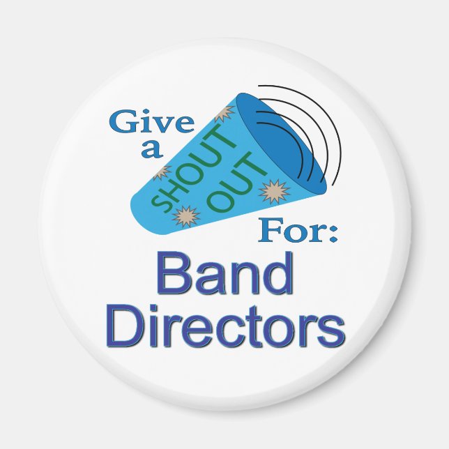 Ut för banddirektörer magnet (Framsidan)