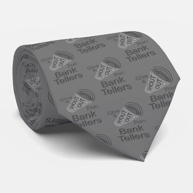 Ut för Bank Tellers Neck Tie Slips (Rullad)
