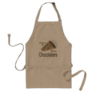 Ut för chokladers Vuxen Apron Förkläde
