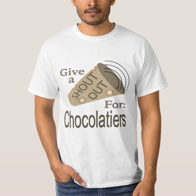 Ut för chokladmedlemmar T-Shirt (Framsida)