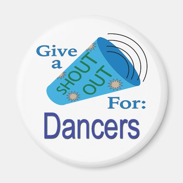Ut för dansare magnet (Framsidan)