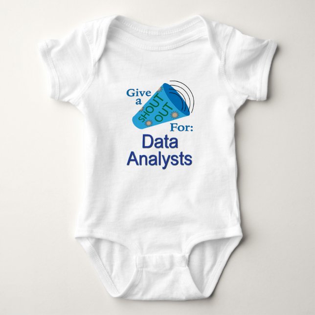 Ut för dataanalytiker t shirt (Framsida)