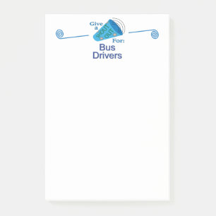 Ut för drivrutiner för Buss Post-it Block