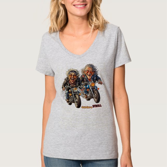 Ut för en bana t shirt (Framsida)