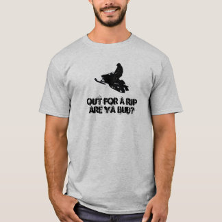 Ut för en reva….,Snowmobile Tee