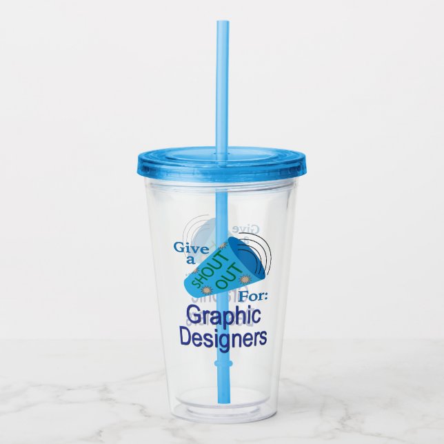 Ut för grafikdesigners take away mugg (Framsida)