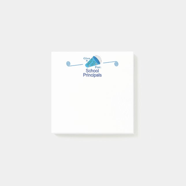 Ut för huvudmän i skolan post-it block (Framsida)