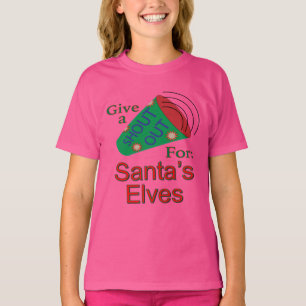 Ut för jultomtens älvar t shirt