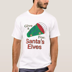 Ut för jultomtens älvar t shirt