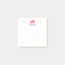 Ut för läkare post-it block