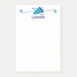 Ut för Locksmiths Post-it Block
