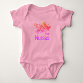 Ut för Nurses Baby Bodykostym T Shirt