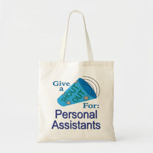 Ut för personliga assistenter tygkasse