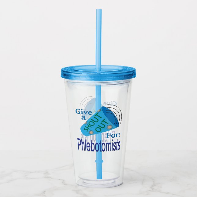 Ut för Phlebotomister Take Away Mugg (Framsida)