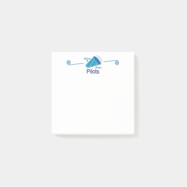 Ut för piloter post-it block (Framsida)