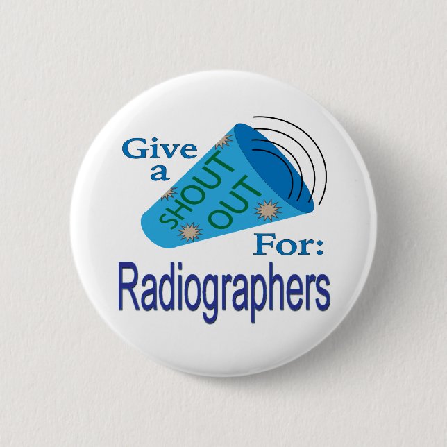 Ut för radiografer knapp (Framsida)
