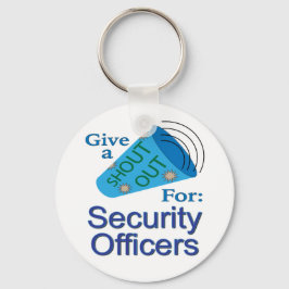 Ut för säkerhetstjänstemän nyckelring