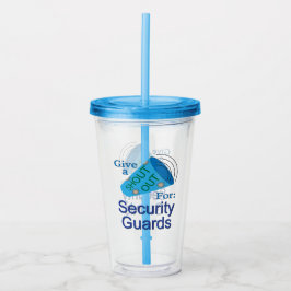 Ut för säkerhetsvakter take away mugg