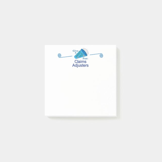 Ut för skadejusterare post-it block (Framsida)